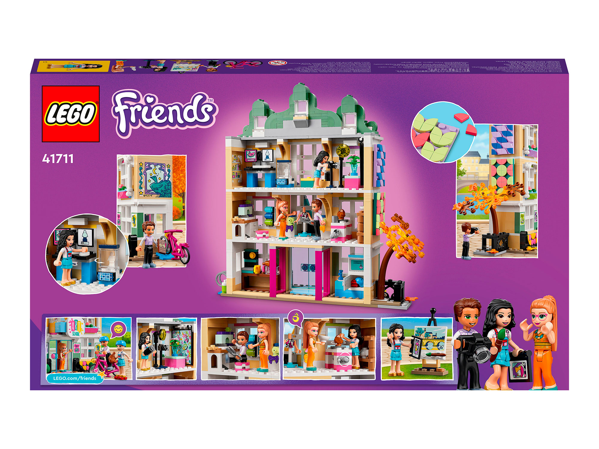 Конструктор LEGO Friends Художественная школа Эммы блочный - фото 23