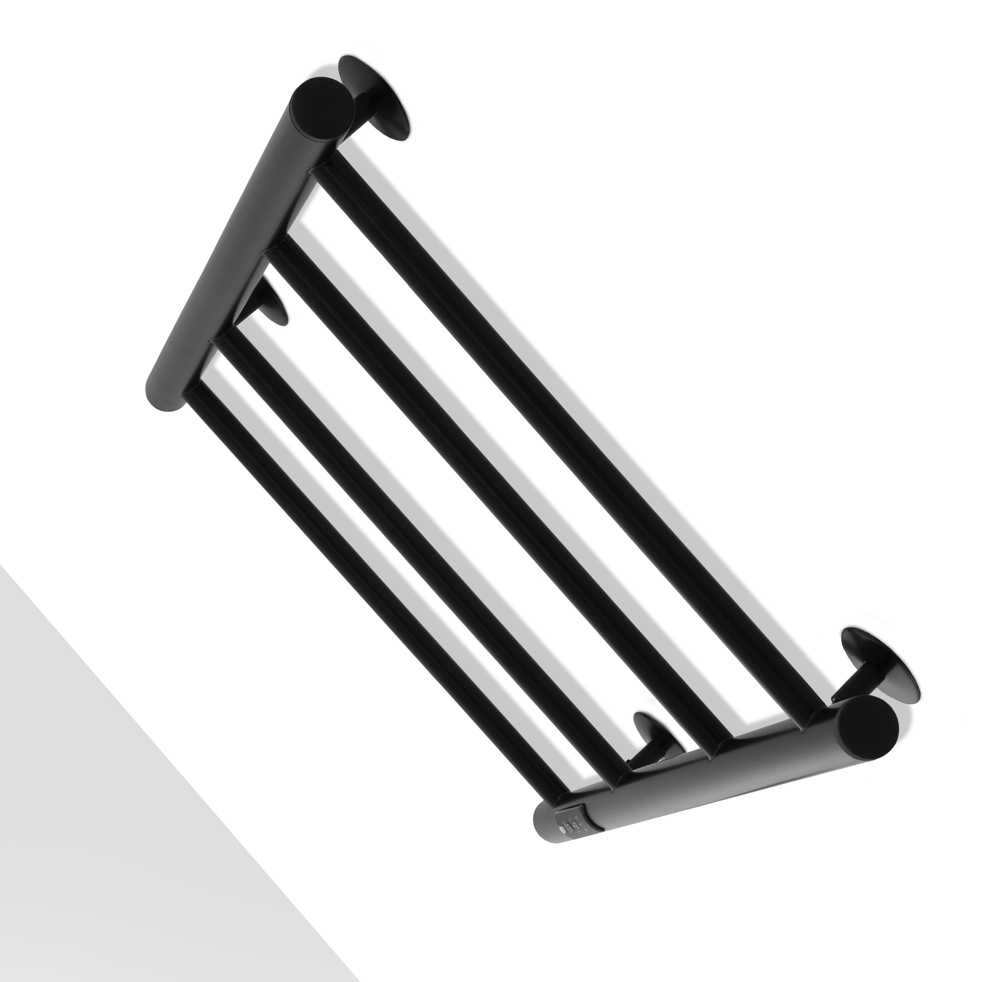 Полотенцесушитель электрический Energy ROUND 600x400 черный - фото 7