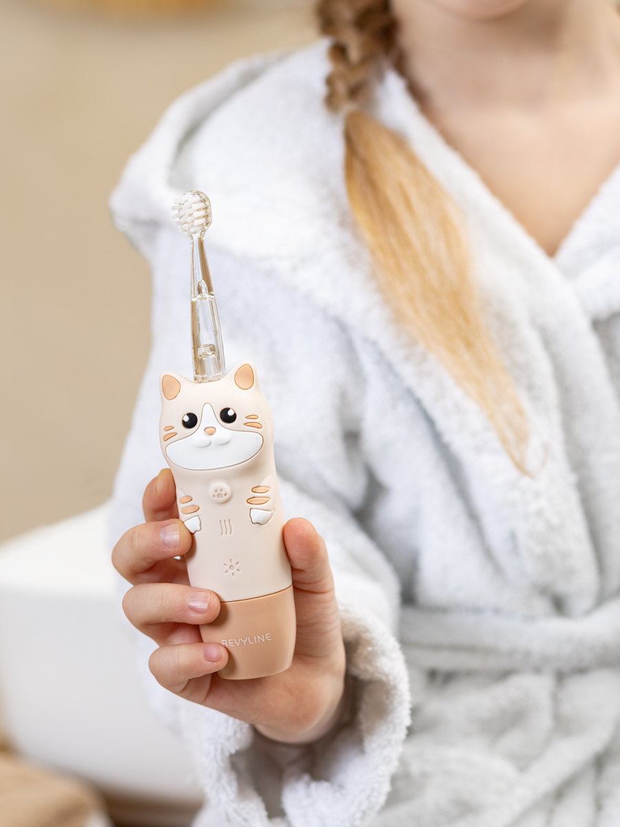 Зубная щетка электрическая Revyline Kitty от 1 года - фото 16