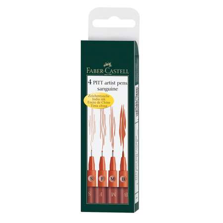 Ручка капиллярная Faber Castell 4 шт.