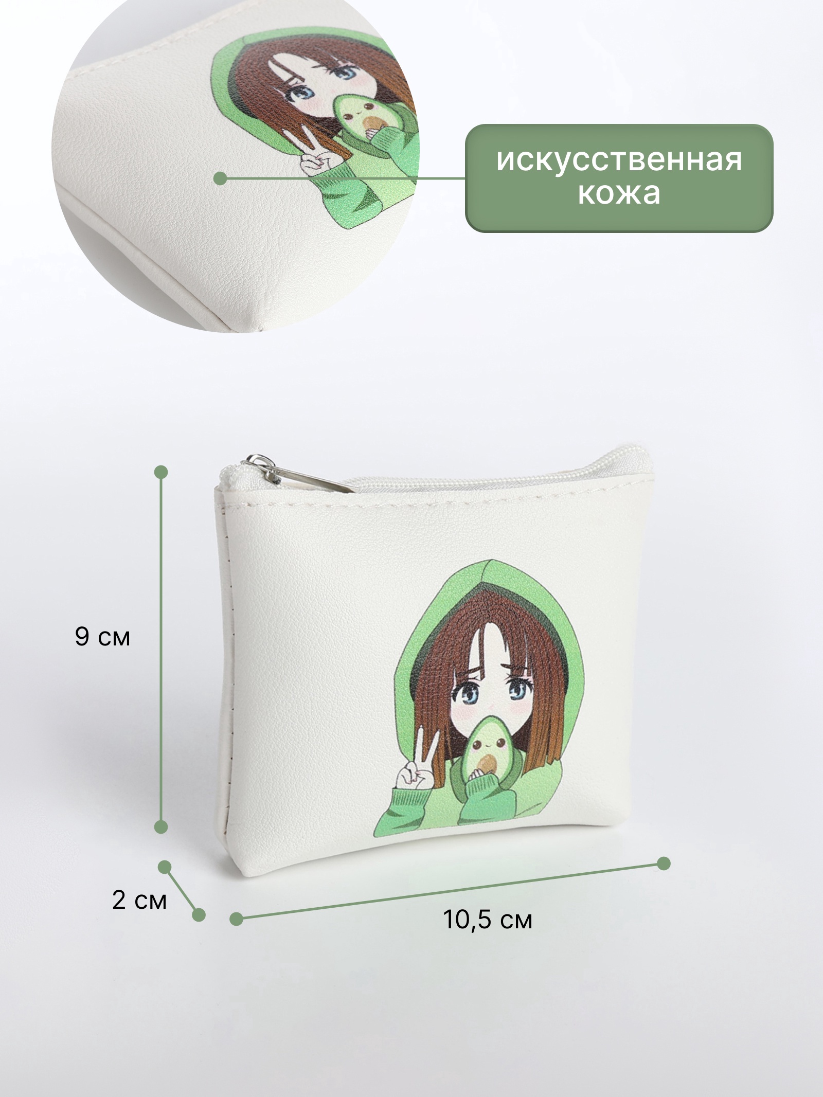 Кошелек Выбражулька детский, на молнии - фото 3