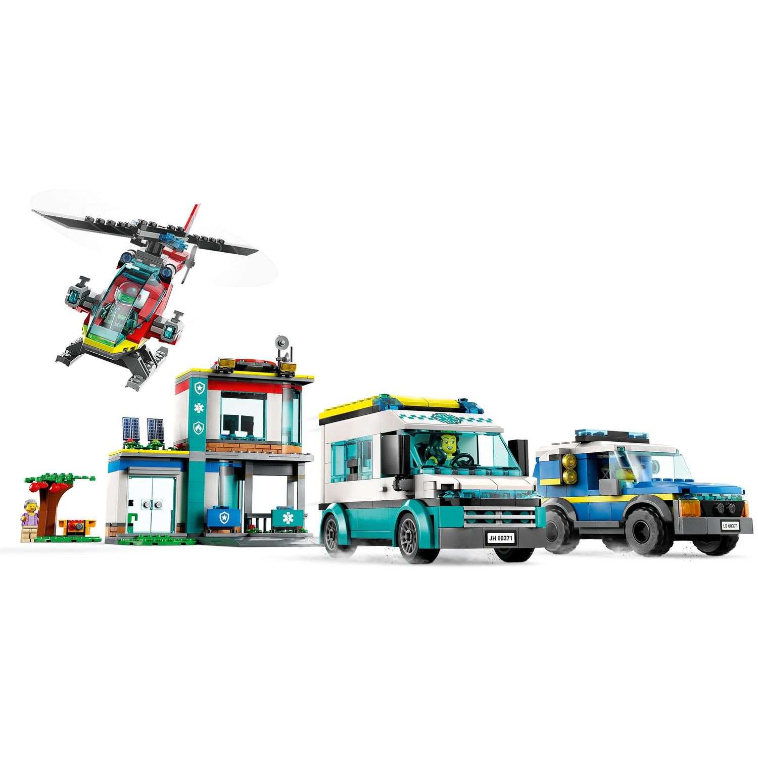 Конструктор LEGO City Штаб аварийного транспорта блочный - фото 3