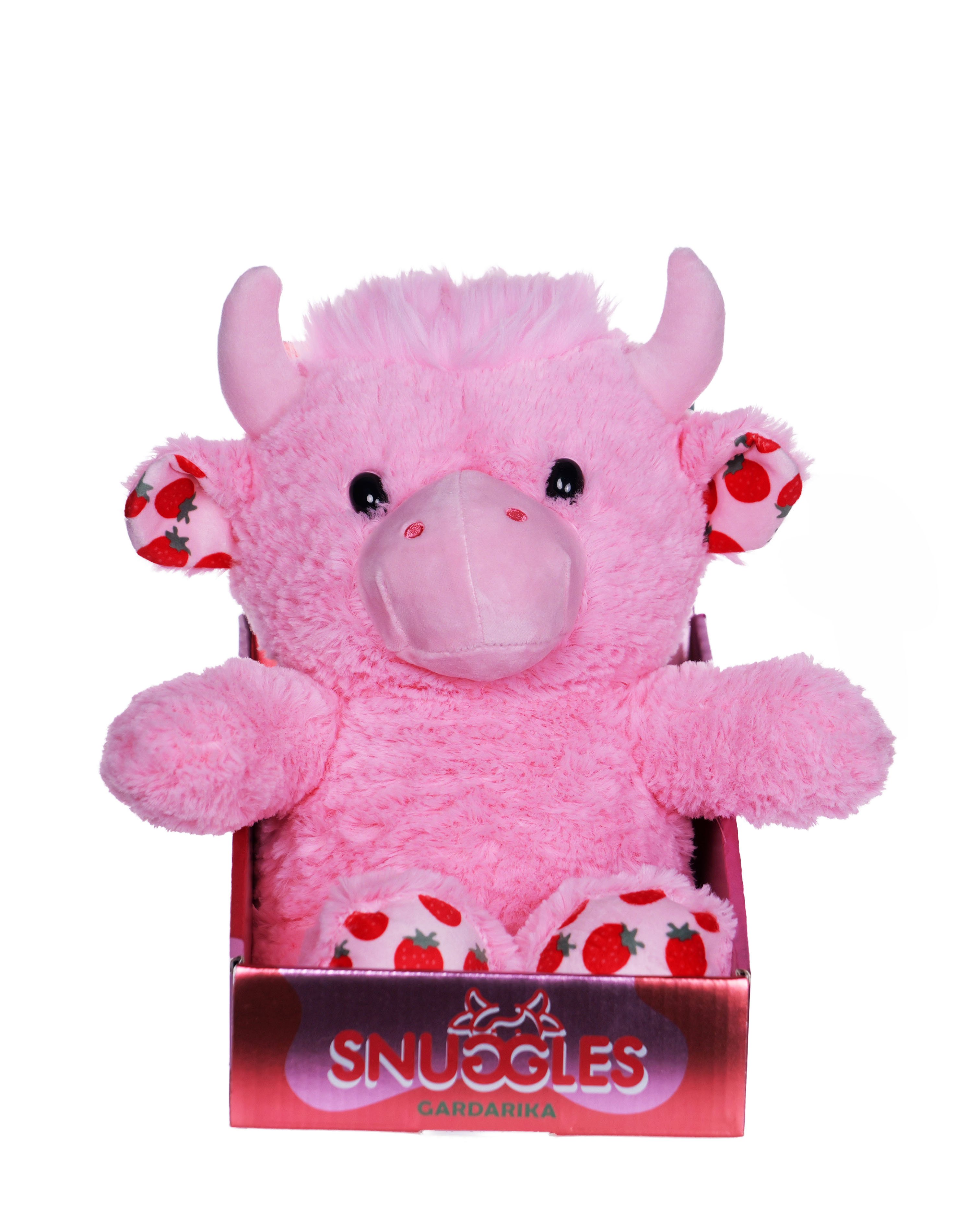 Мягкая игрушка Snuggles Bakery корова Клубничная - фото 9