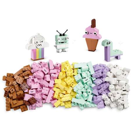 Конструктор LEGO Classic Creative Pastel Fun блочный