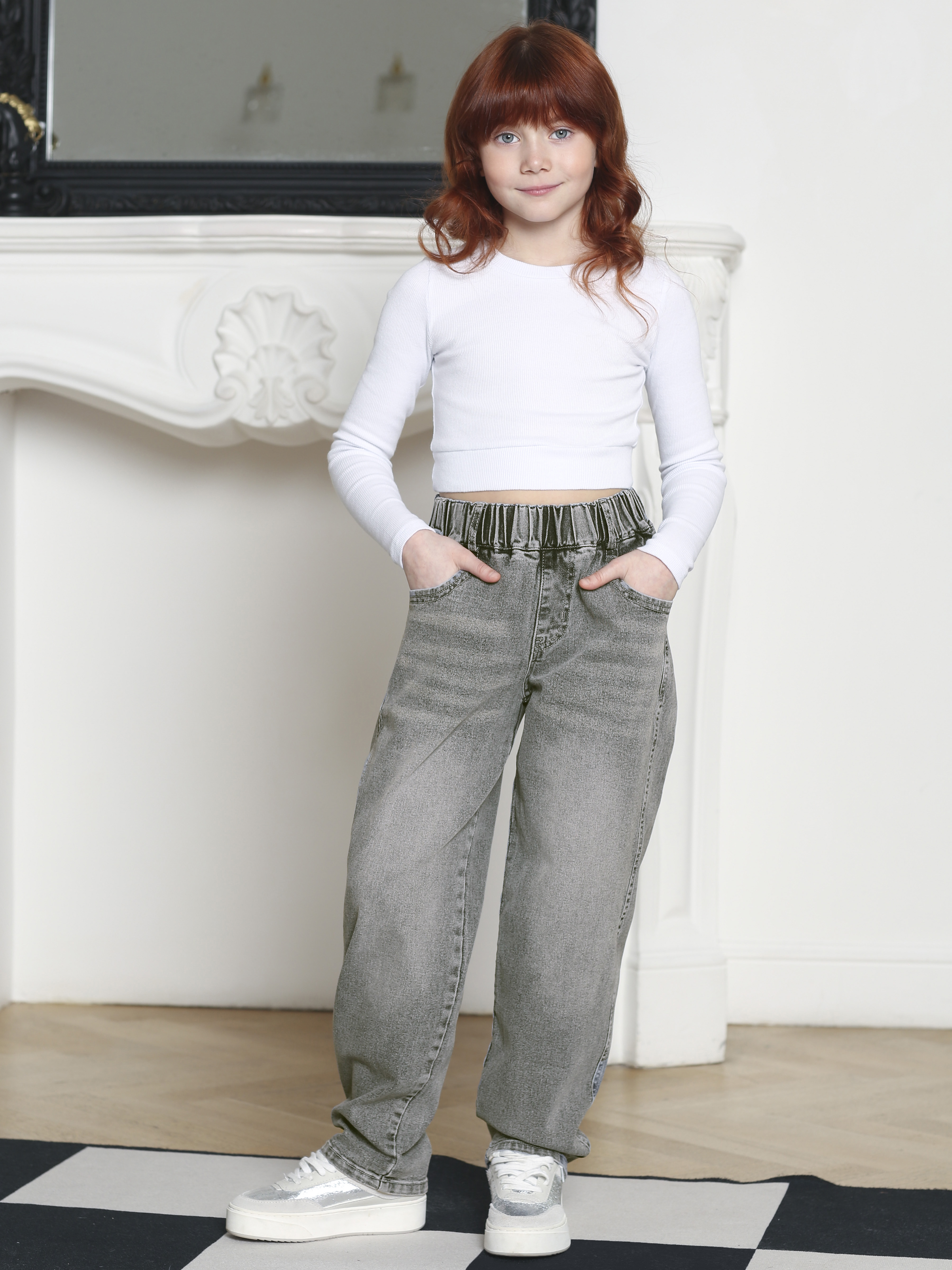 Джинсы-бананы СИНИЙ МИР R3A-IL - фото 17