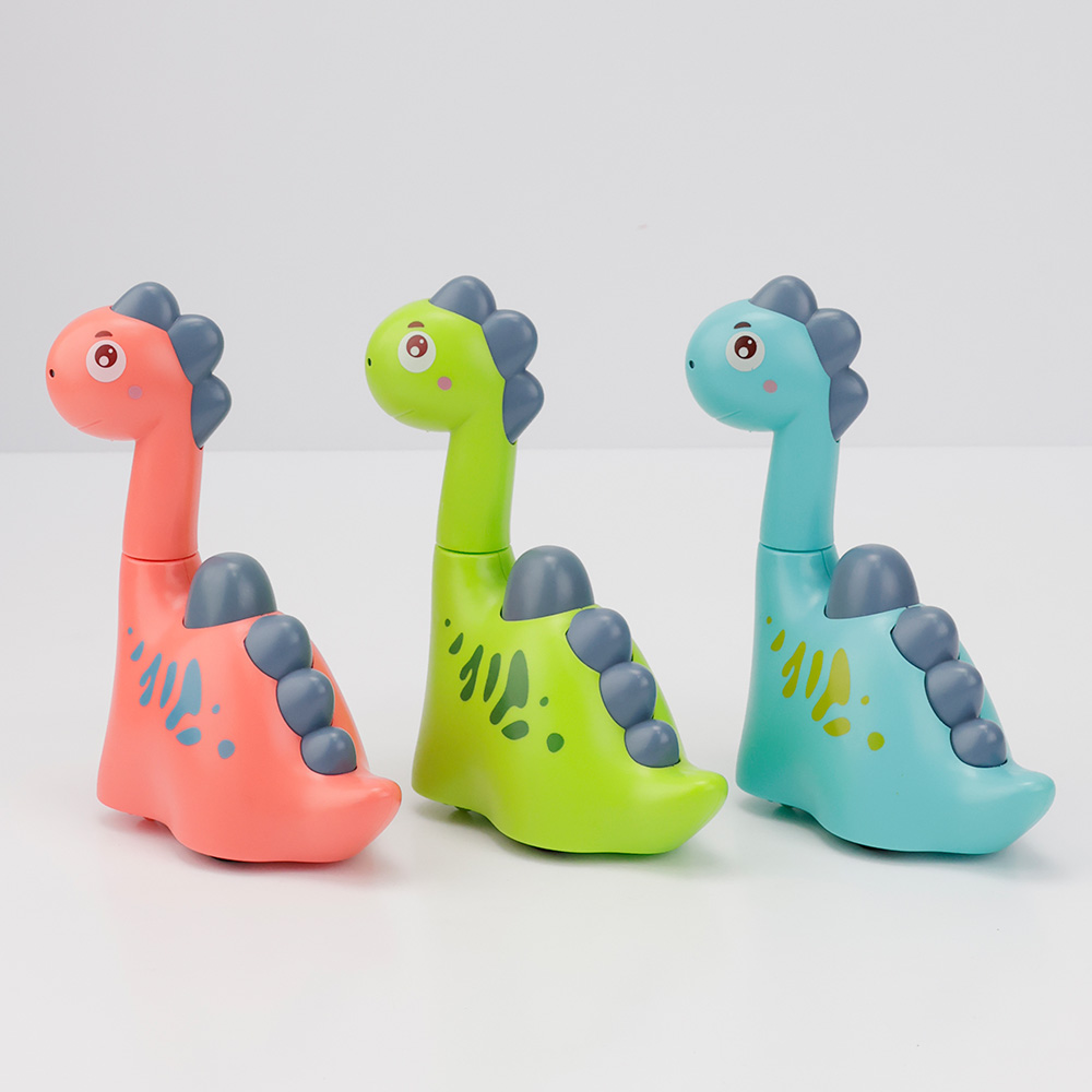 Игрушка TIPTOPOLIS каталка Динозаврик розовый - фото 7