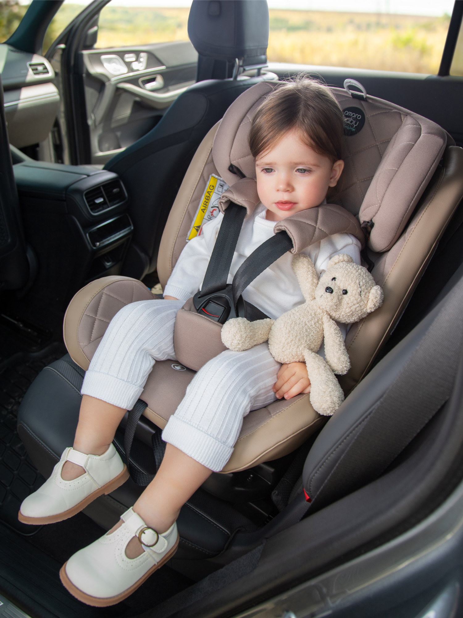 Автокресло Amarobaby Brilliant Isofix 0+/1/2/3 (0-36 кг) синий - фото 15