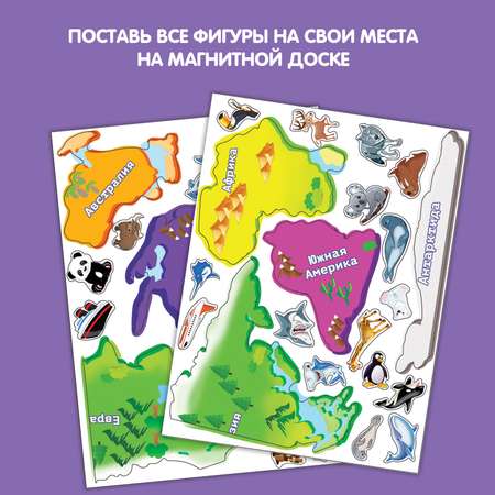 Настольная игра Bondibon магнитная Наша планета