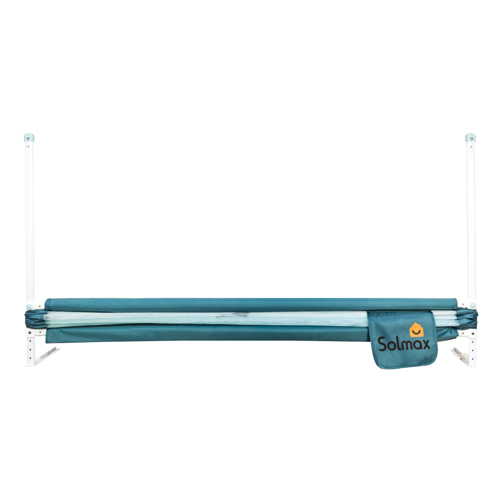 Защитный барьер для кровати Solmax 160 см изумрудный - фото 9