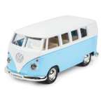 Автомобиль RMZ CITY Volkswagen Samba Bus голубой