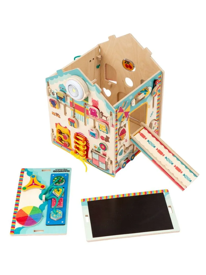 Игрушка Mag Wood бизиборд МусиБуси ДОМ - фото 15