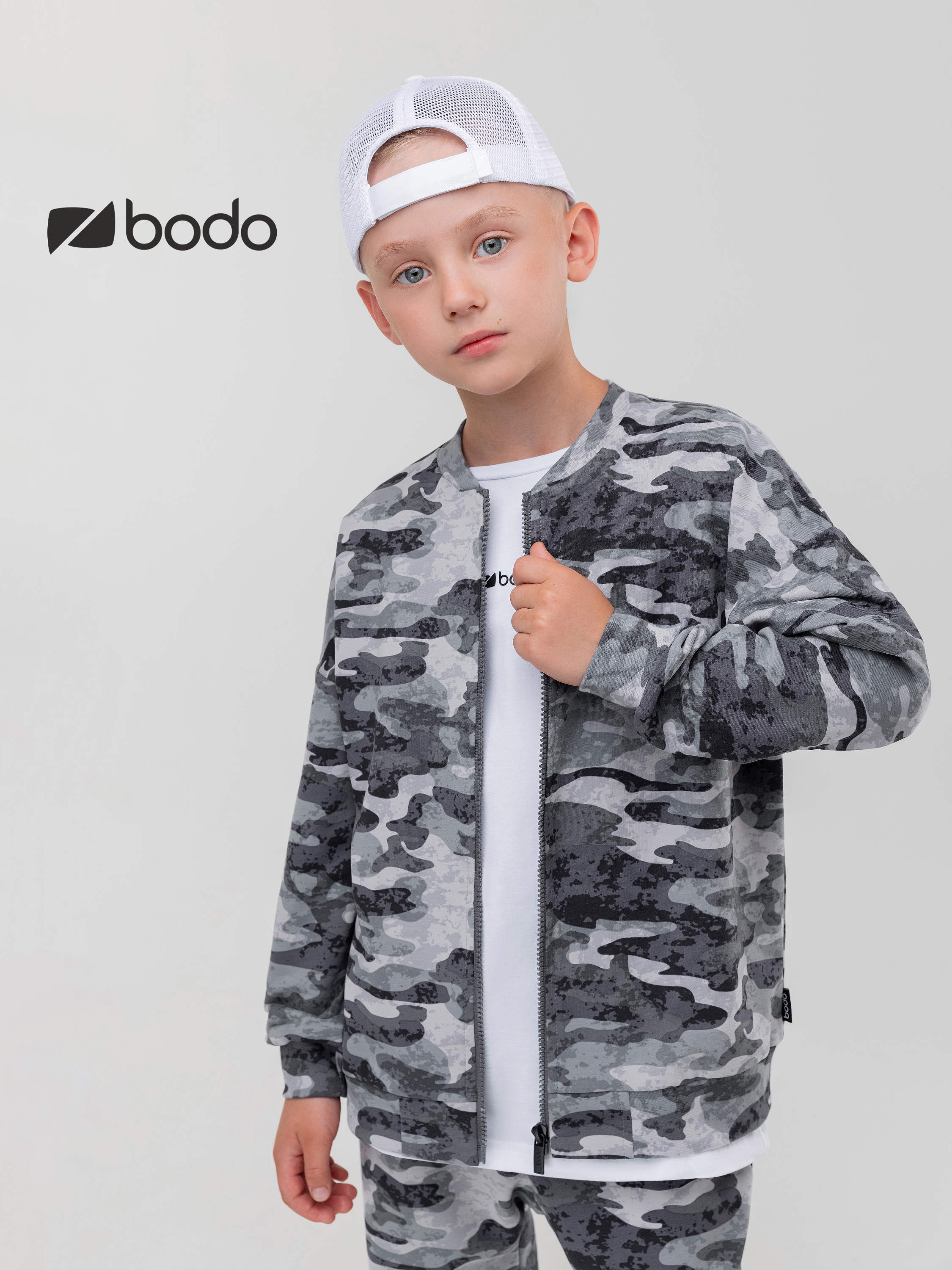 Костюм спортивный Bodo 11-459МU_светло-серый камуфляж - фото 5