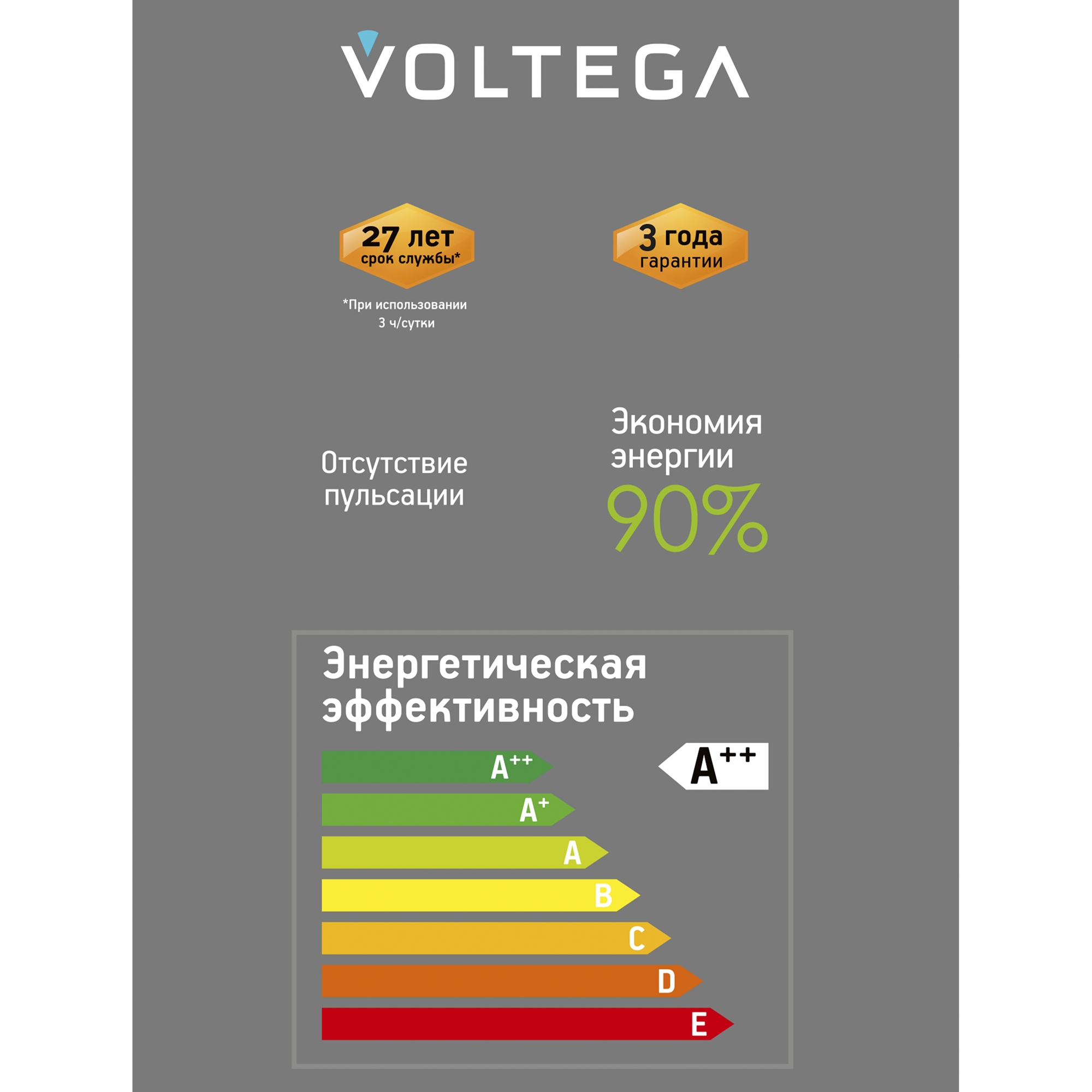 Лампочка декоративная VOLTEGA 8558 - фото 9