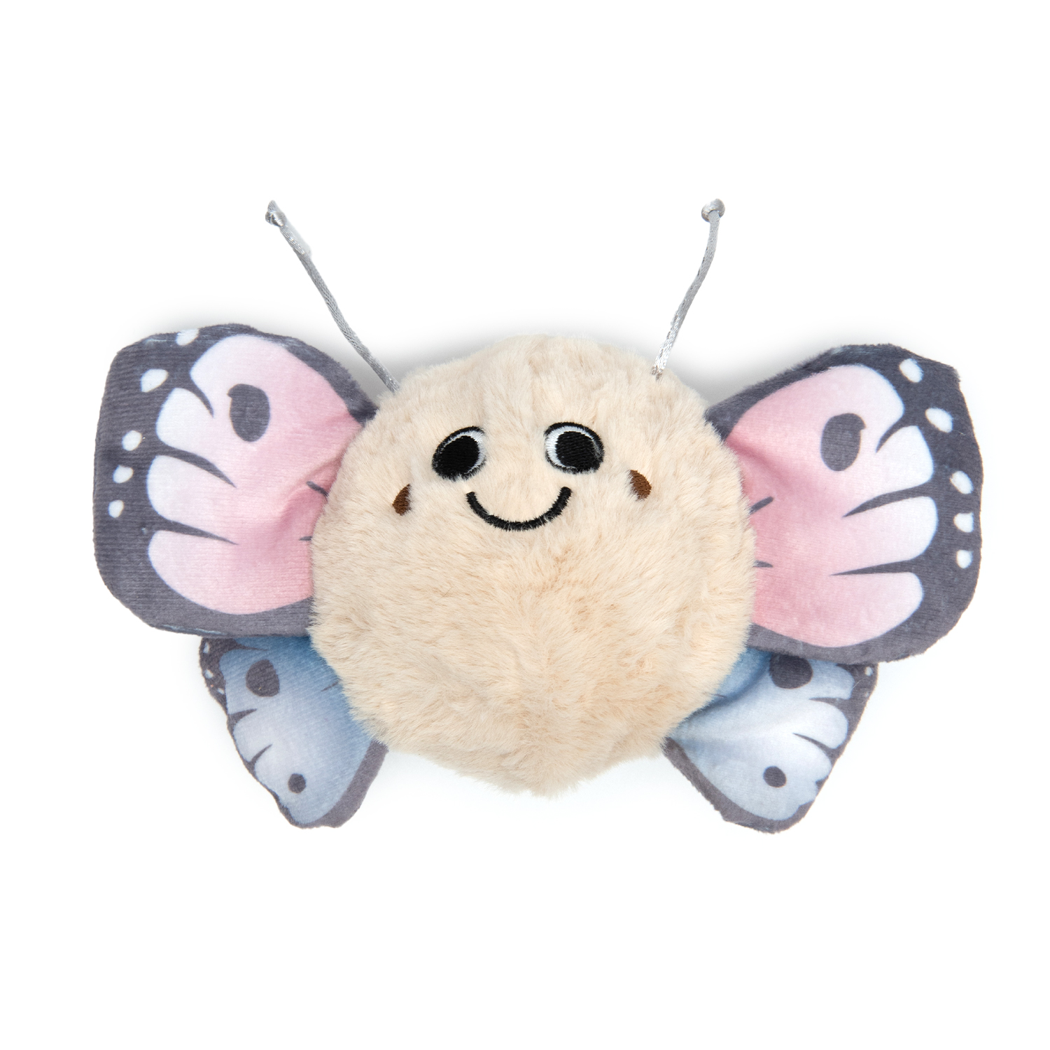 Игрушка для собак Barbaks Мотылёк мягкий крылья шуршат пищит 21*6см - фото 1