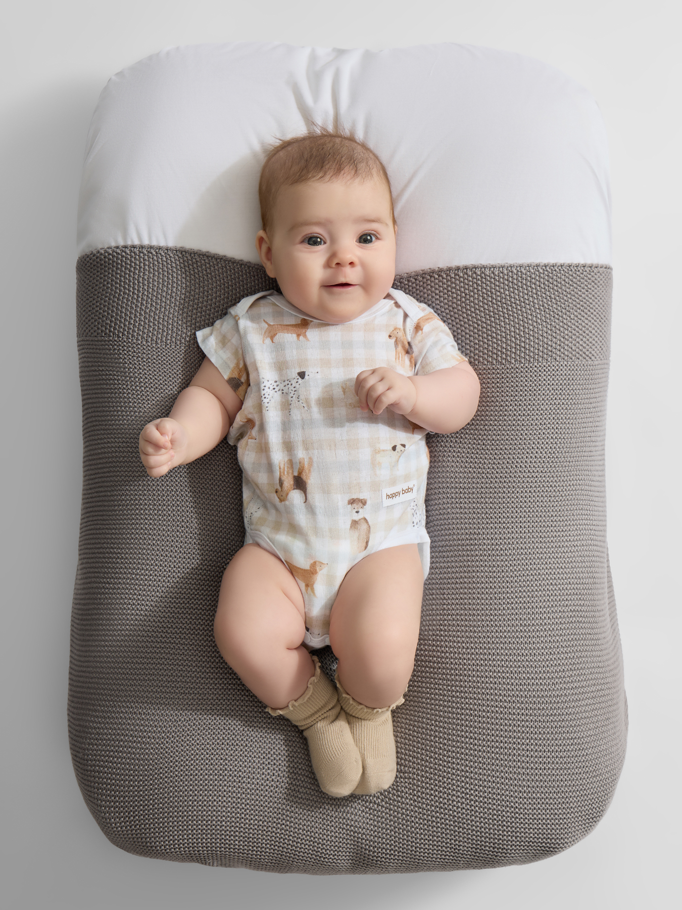 Боди 2 шт Happy Baby 90154-0_beige-dog - фото 3