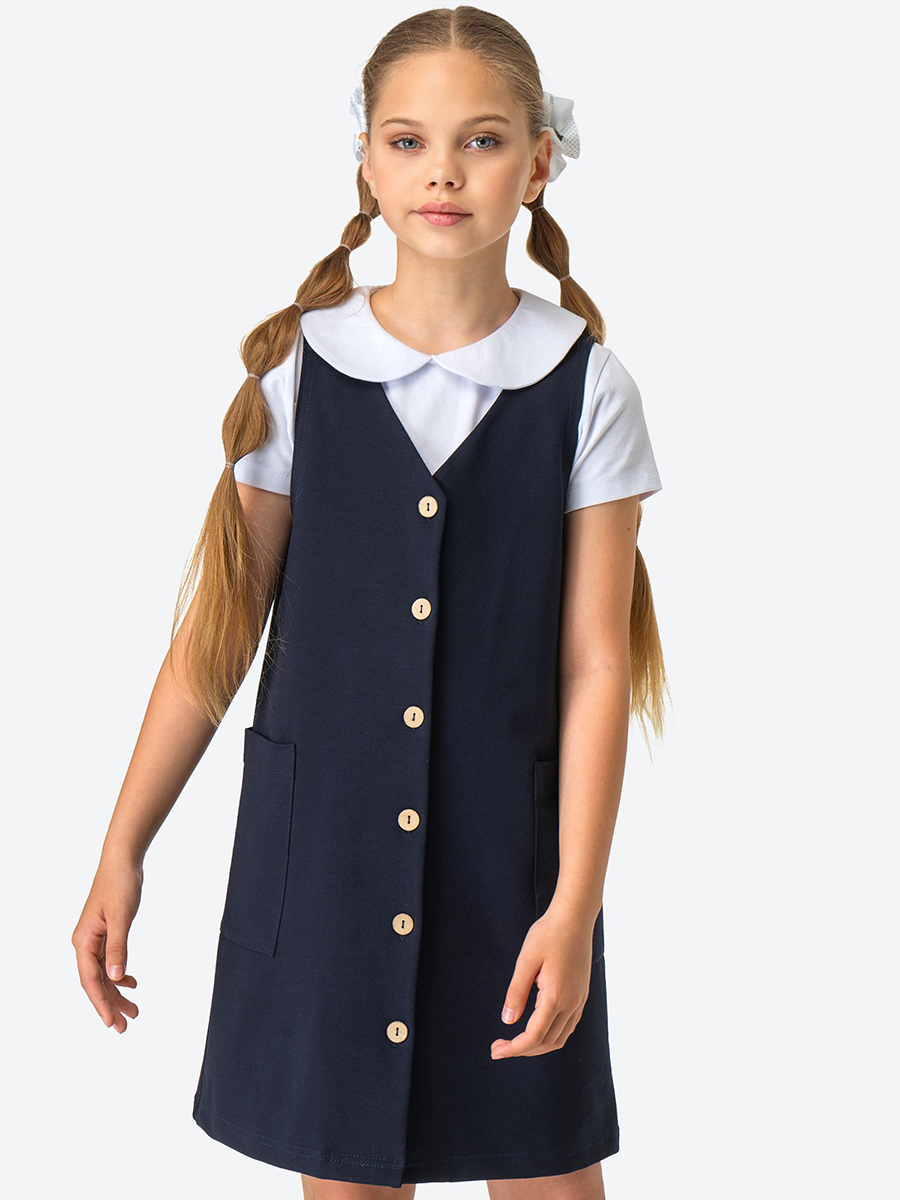 Сарафан HappyFox HF0219SPт.синий - фото 7