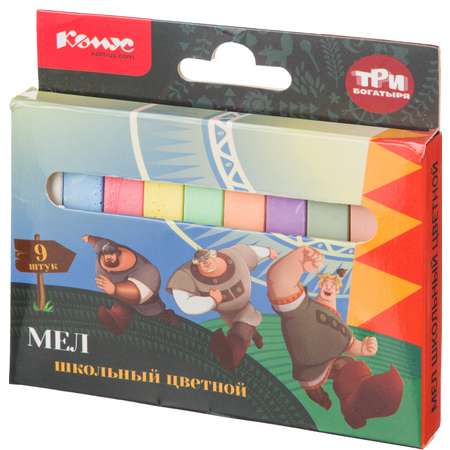 Мел сухой Комус 9 шт.