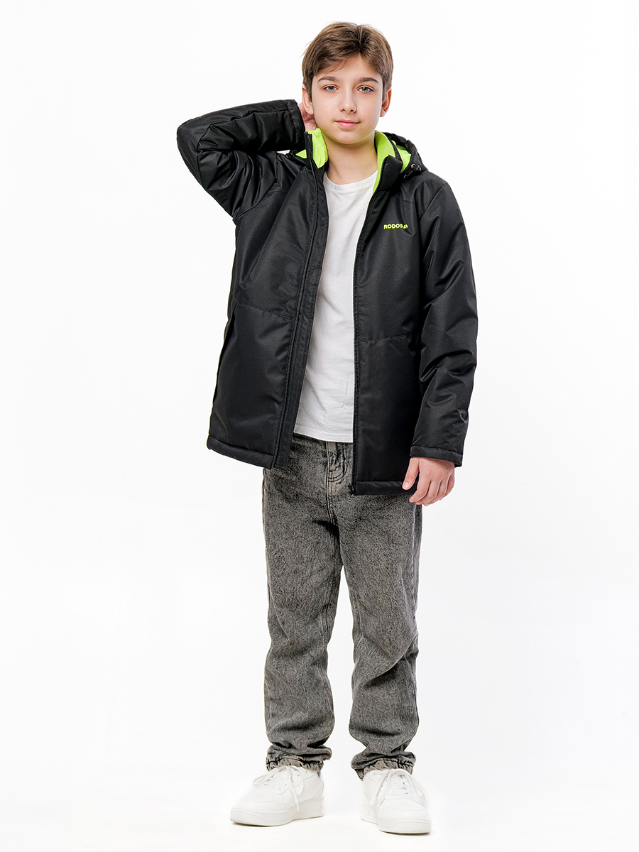 Куртка RODOS М-245/черный(лайм) - фото 6