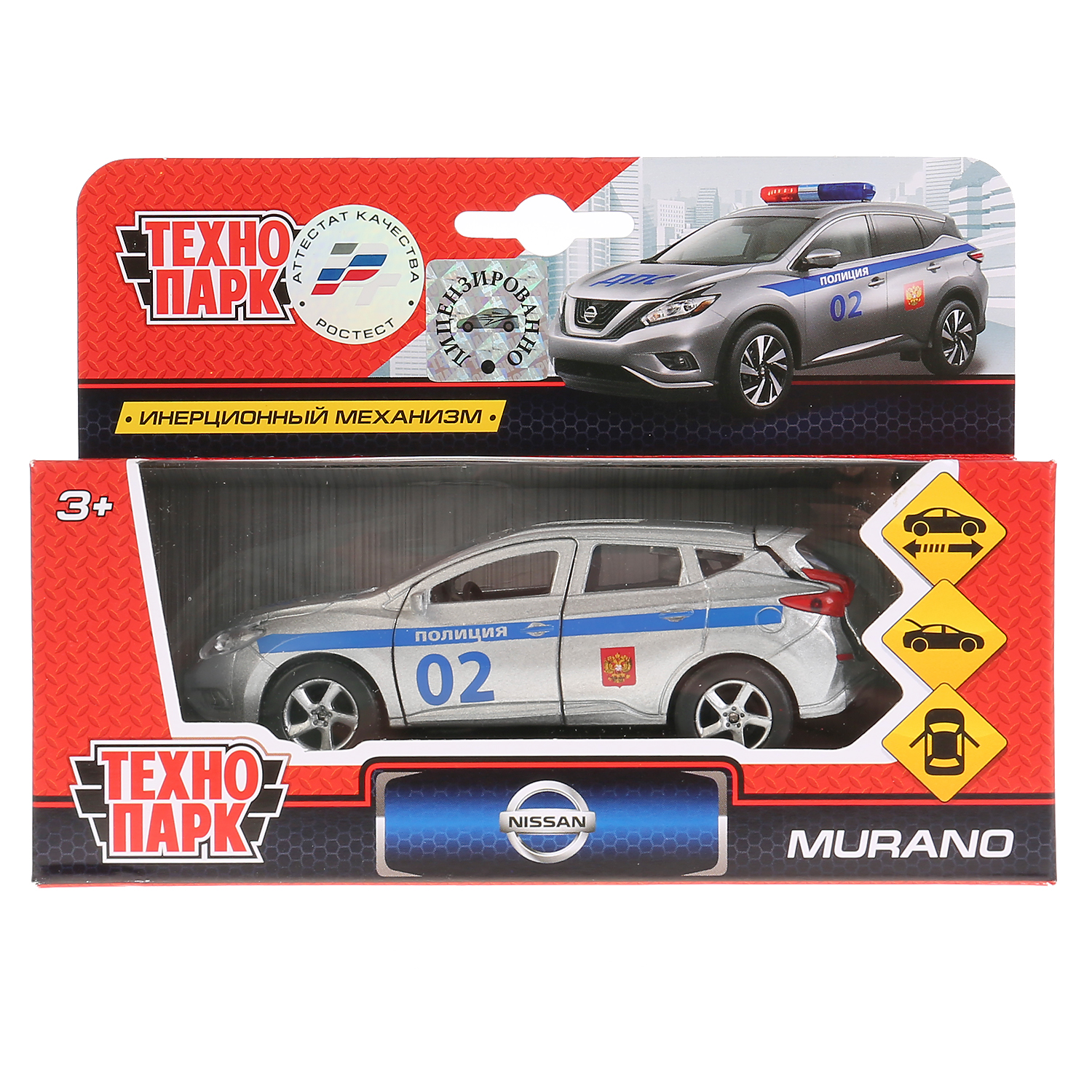 Полицейская машина Технопарк Nissan murano 258221 - фото 1