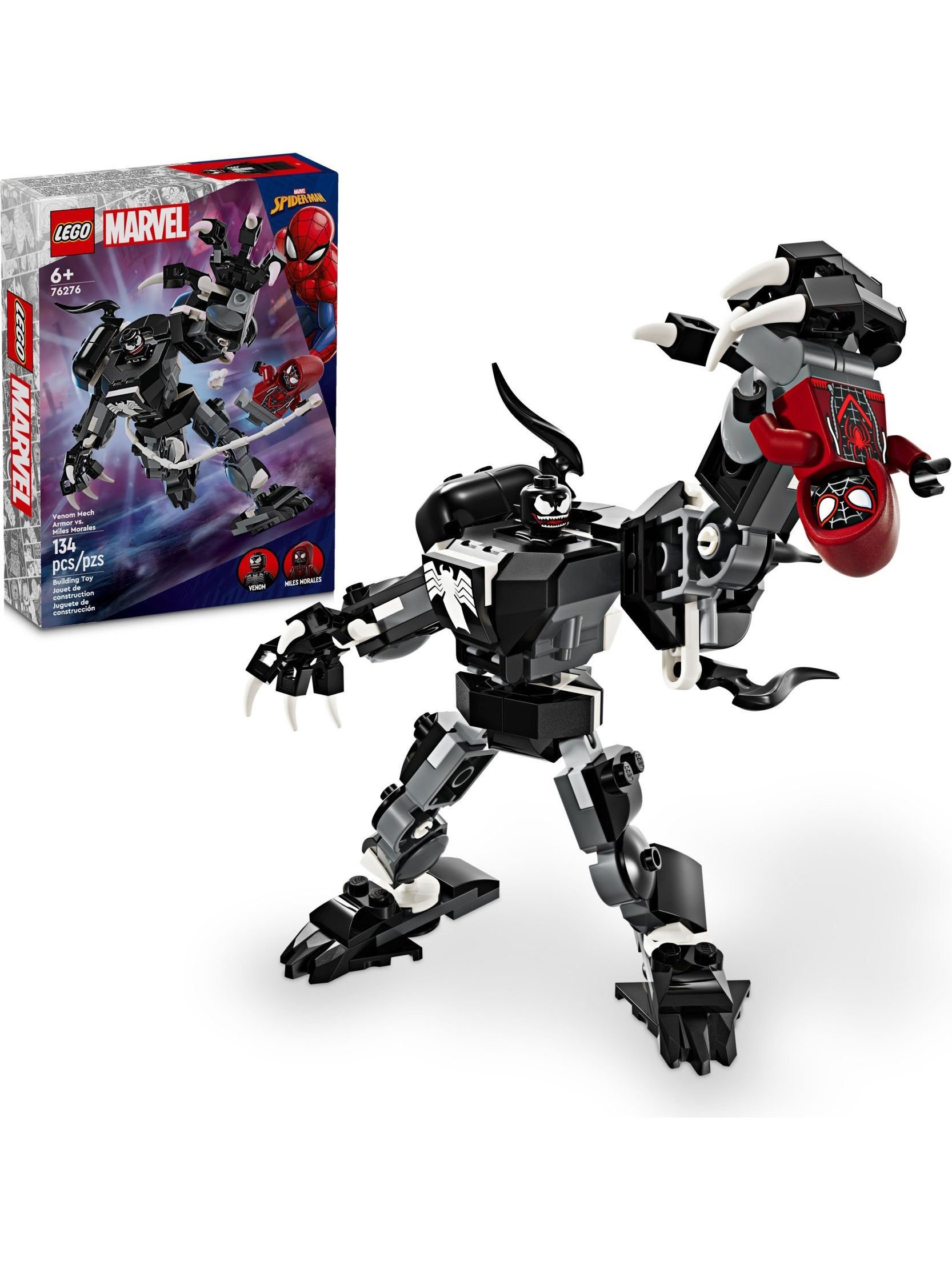 Конструктор LEGO Marvel Super Heroes Веном против Майлза Моралеса 134 дет. - фото 3