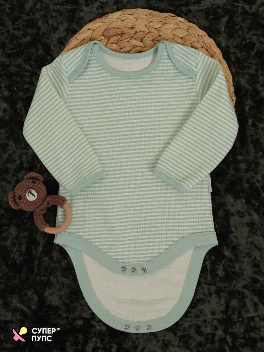 Боди 3 шт Супер Пупс нбр/3пр/бд/sk20/полоска/цветы - фото 10