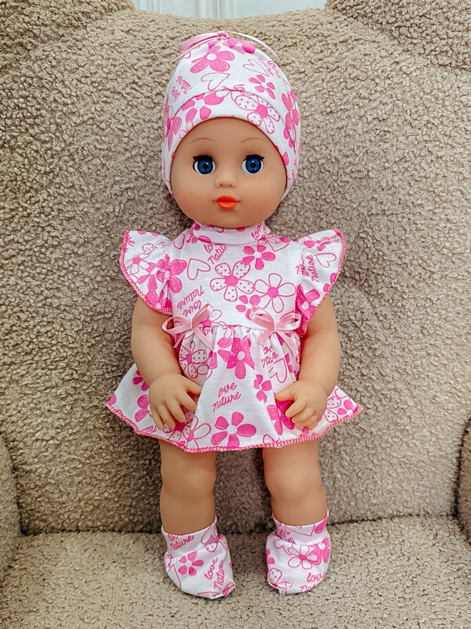 Кукла пупс СТРАНА КУКОЛ говорящая большая высота 35 см 15-С-4 - фото 20