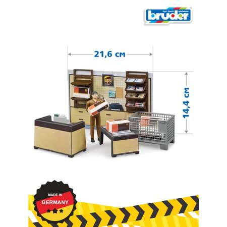 Игровой набор Bruder магазин UPS
