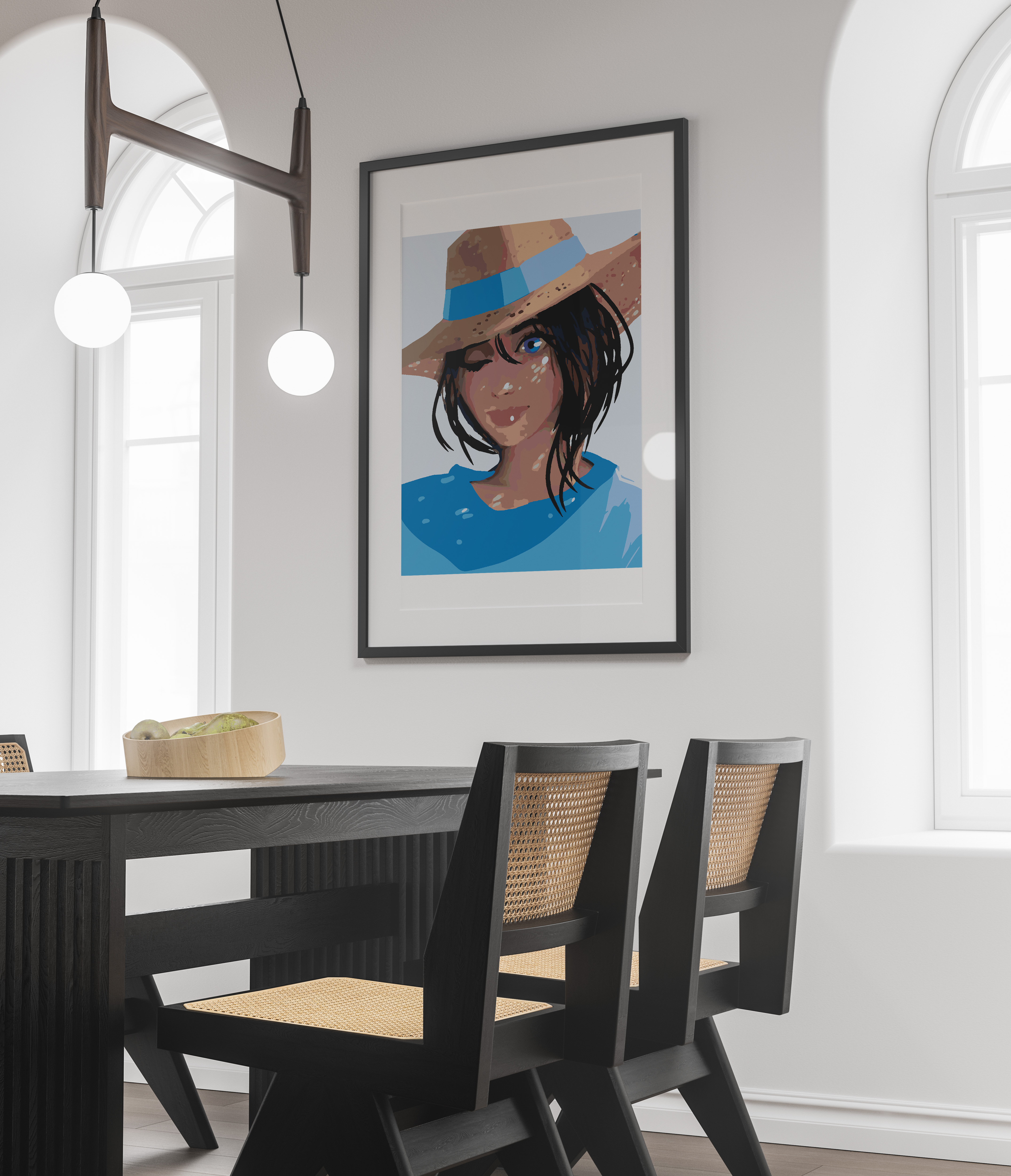 Картина по номерам Selfica Летняя шляпка - фото 2