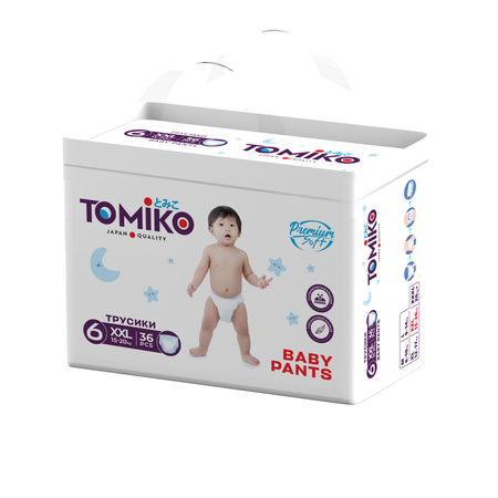 Трусики Tomiko XXL (15-20 кг) 36 шт.