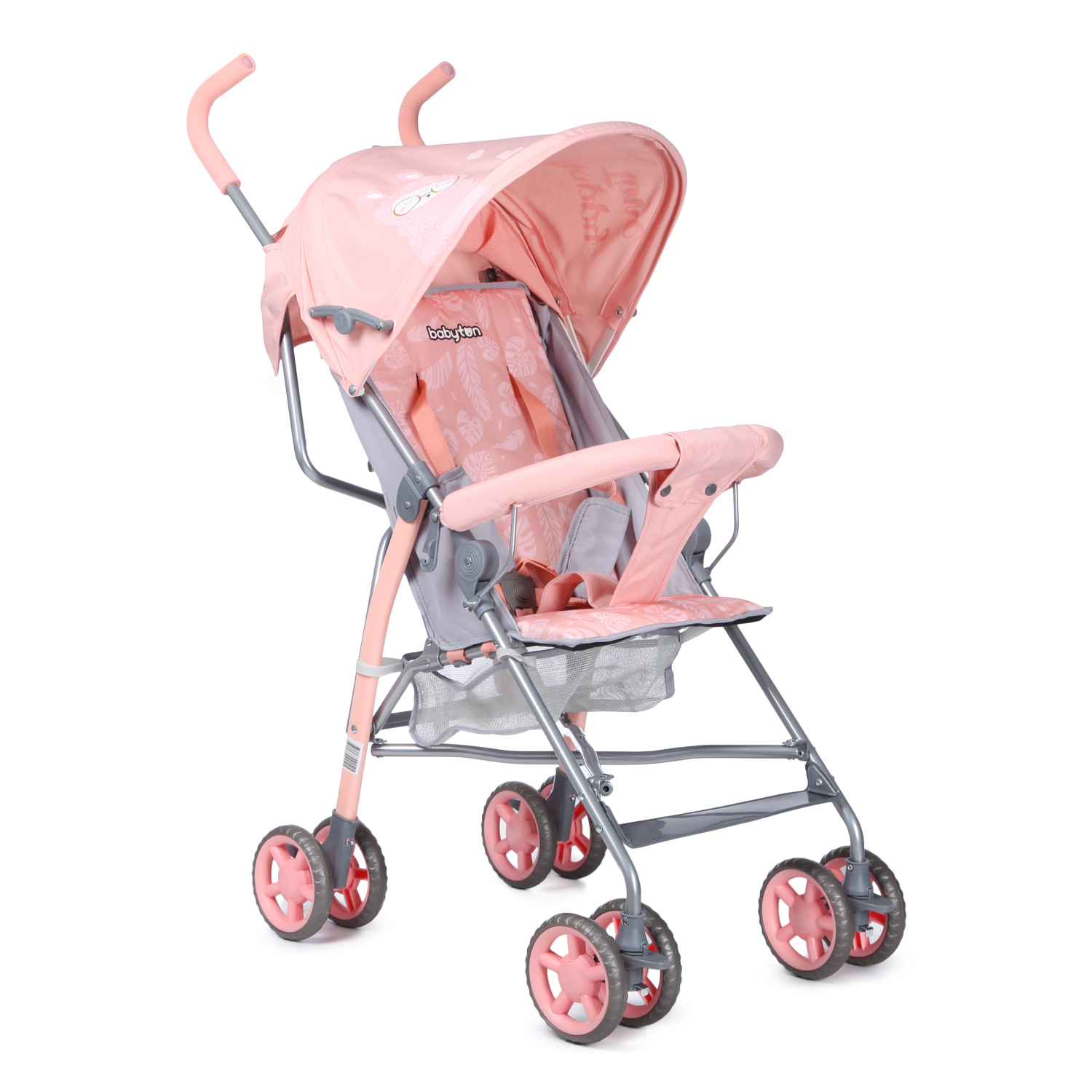 Коляска прогулочная Babyton Zoo Light Pink розовый - фото 1
