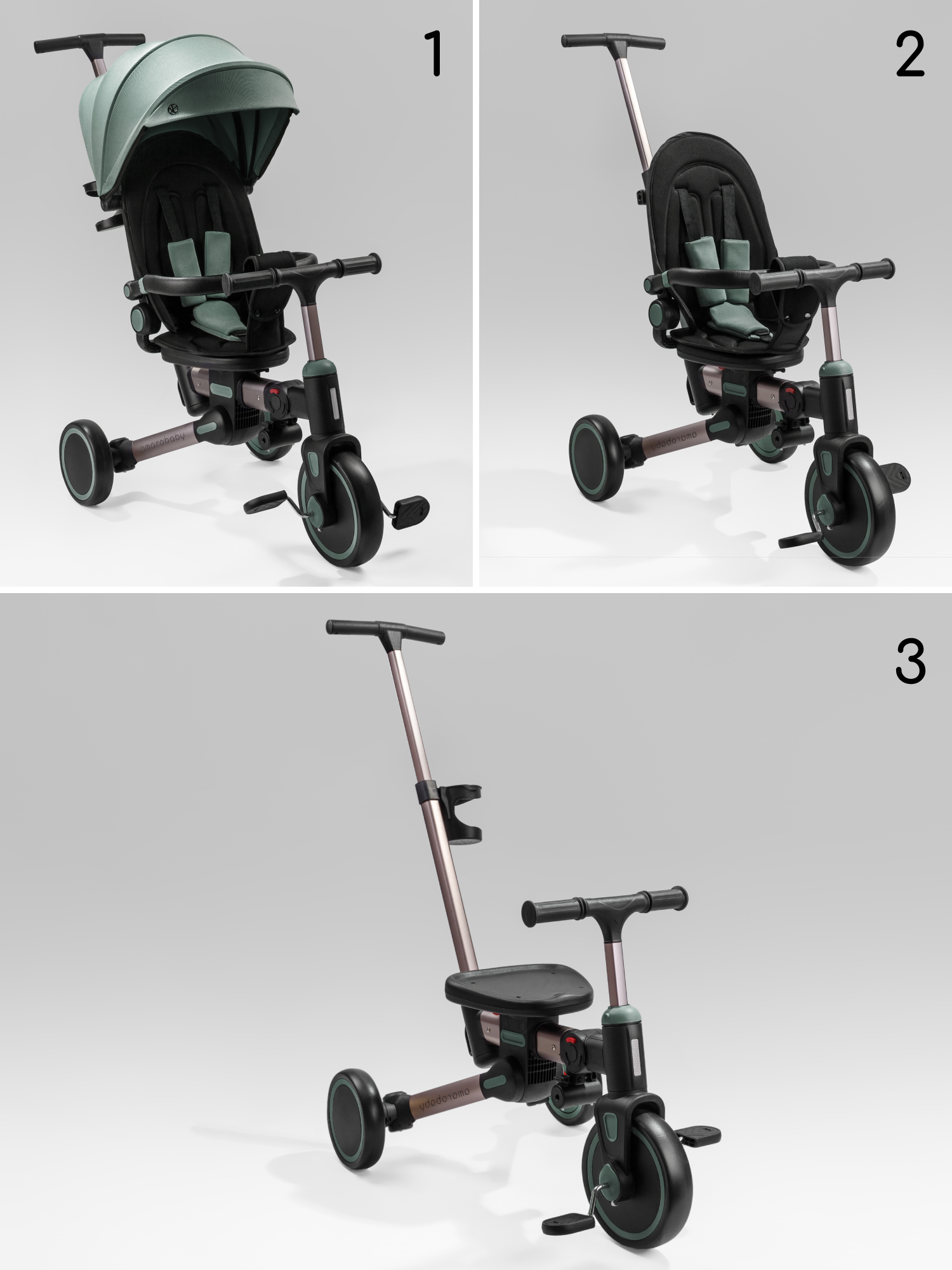 Трехколесный велосипед Amarobaby 8 дюймов - фото 6