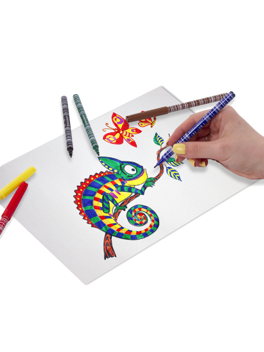 Фломастеры Brauberg 24 шт. - фото 13