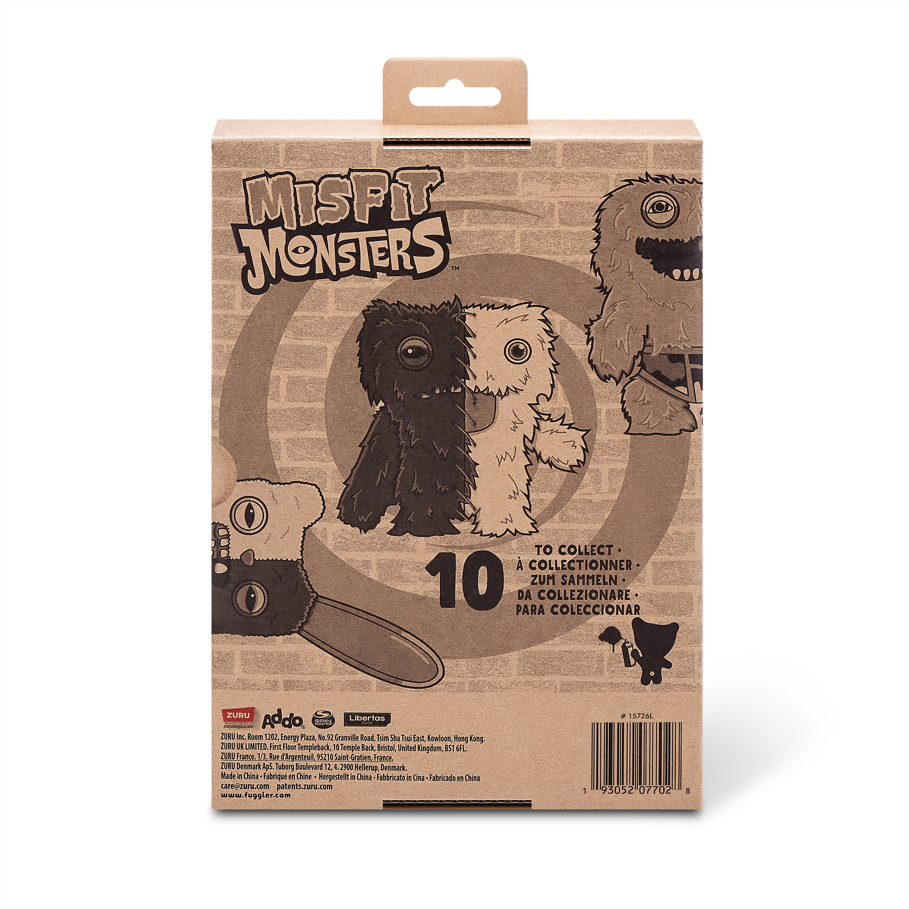 Мягкая игрушка FUGGLER зелено-фиолетовый - фото 12