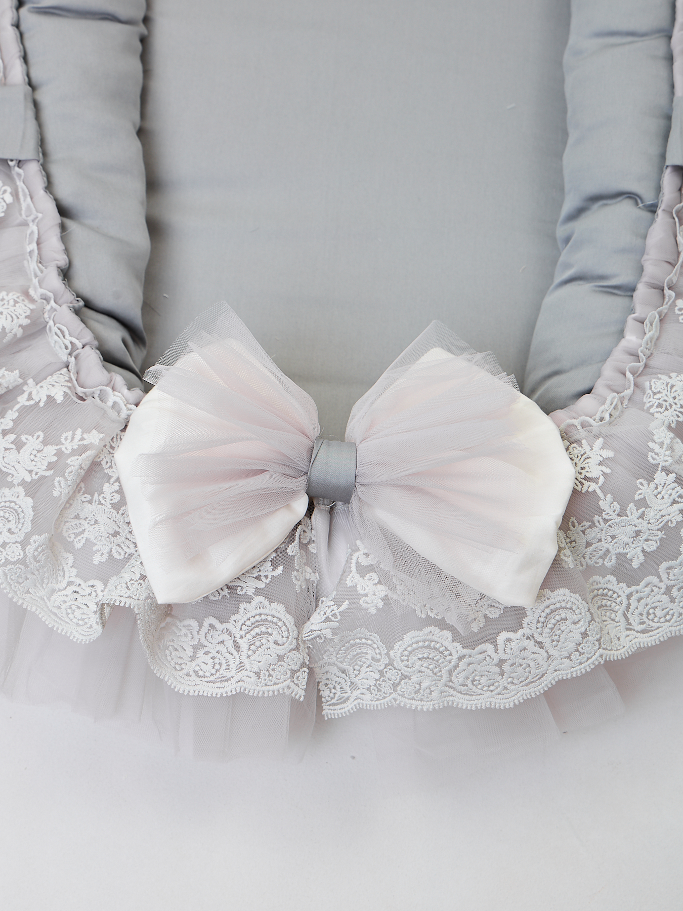 Конверт пеленальный (кокон) ТОСЯ БОСЯ серый - фото 2