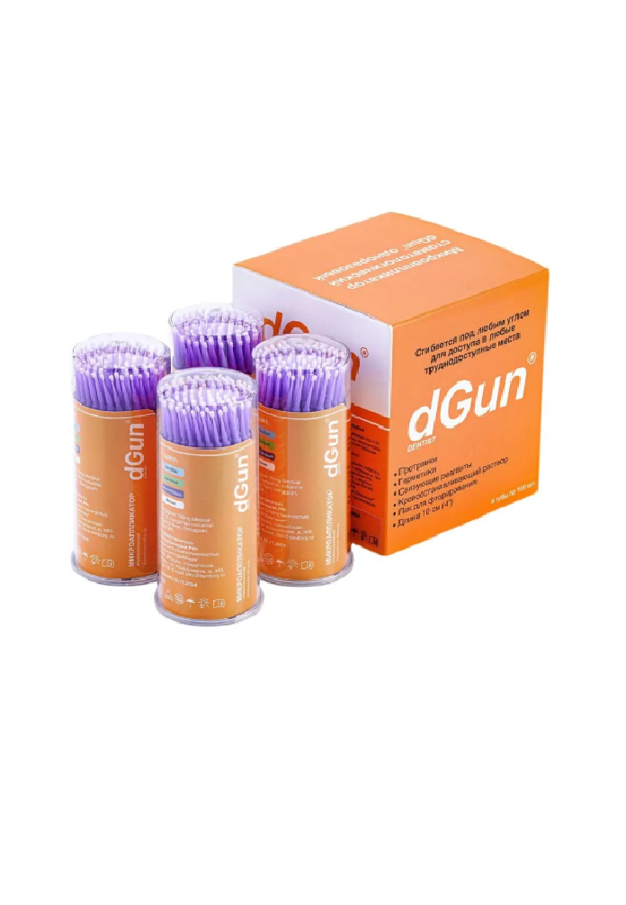 Микробраши 100 штук dGun dentist Ultrafine - фото 1