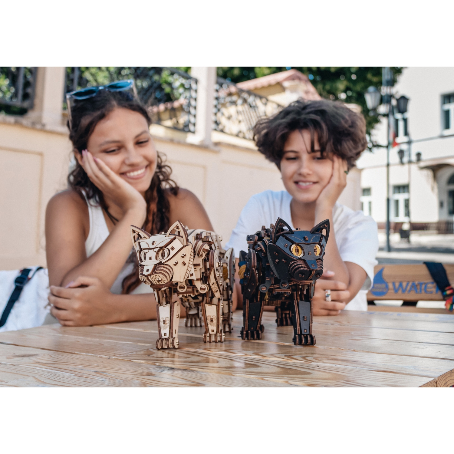 Конструктор Eco Wood Art Дикий Кот деревянный - фото 23