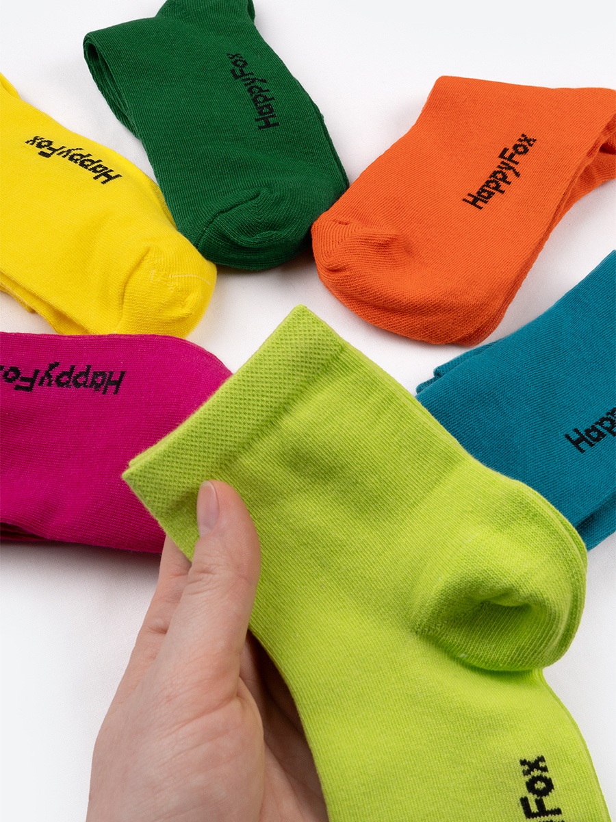 Носки 6 пар HappyFox HFET3001NKяркий.микс - фото 7