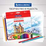 Карандаши цветные Brauberg 24 шт.