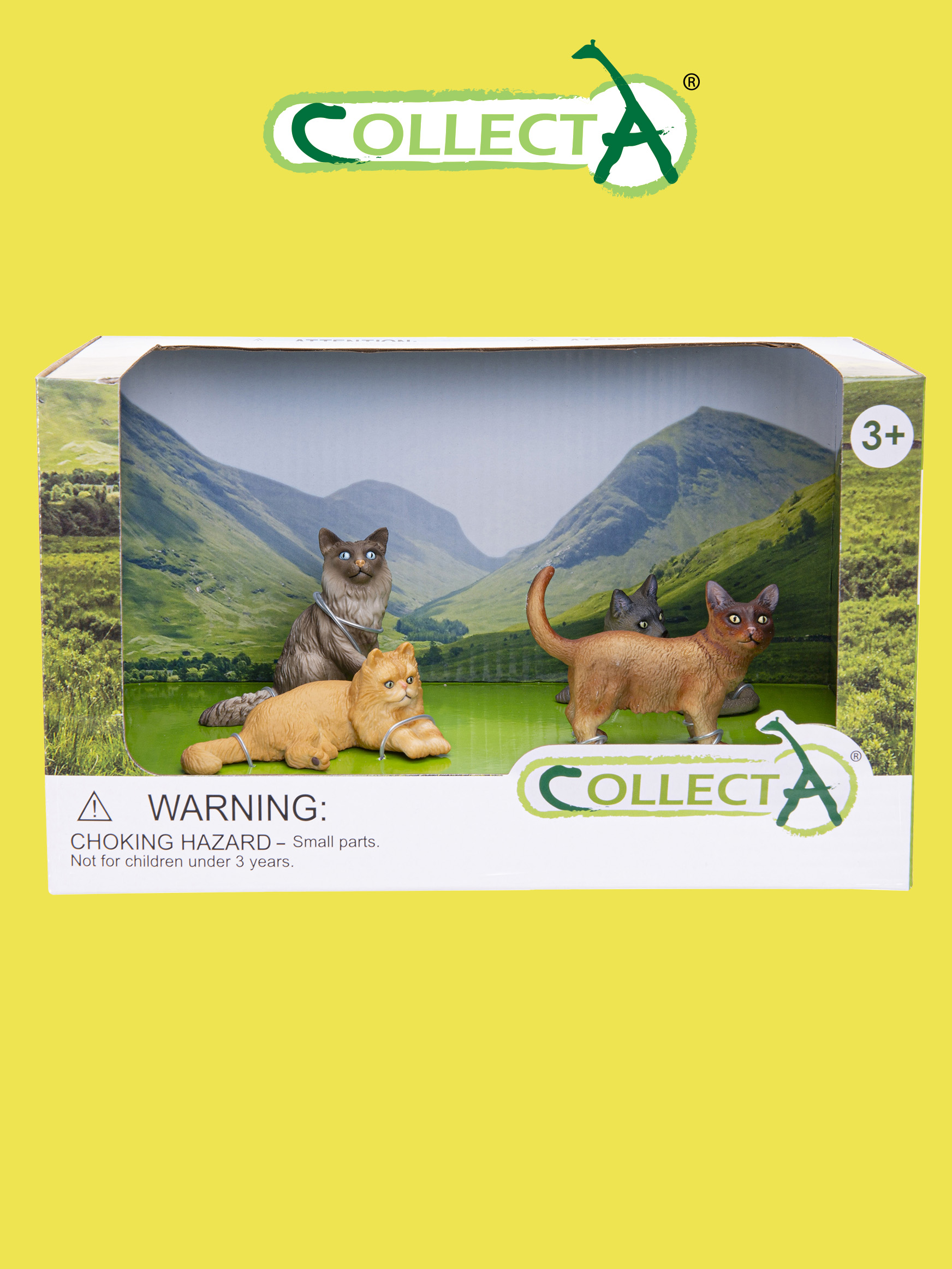 Изображение товара Игровой набор фигурок Collecta кошки и собаки 4 шт Реалистичные игрушки для детей Изображение товара Игровой набор фигурок Collecta кошки и собаки 4 шт Реалистичные игрушки для детей