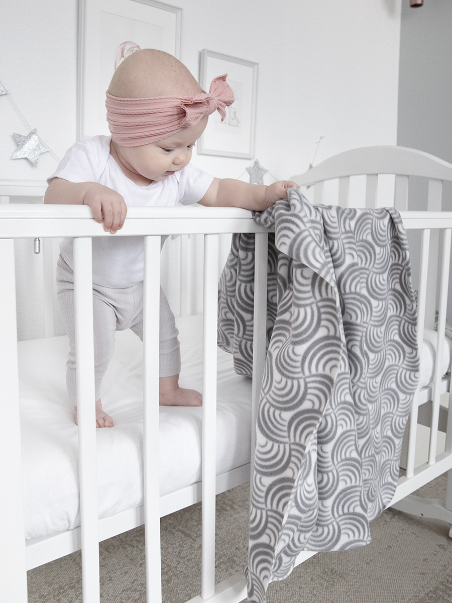 Плед Baby Nice Ракушки 100 x 118 см флис - фото 4