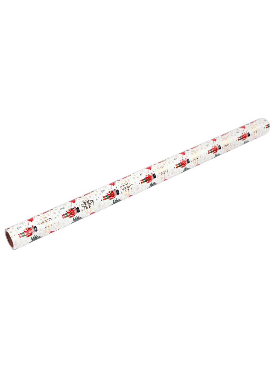 Упаковочная бумага Золотая сказка для новогодних подарков в рулоне 70х100 см набор 3 штуки - фото 10