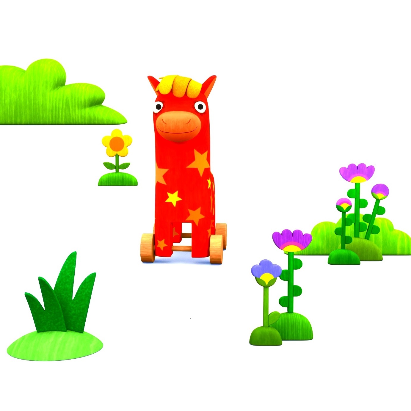 Игрушка Деревяшки каталка - фото 8