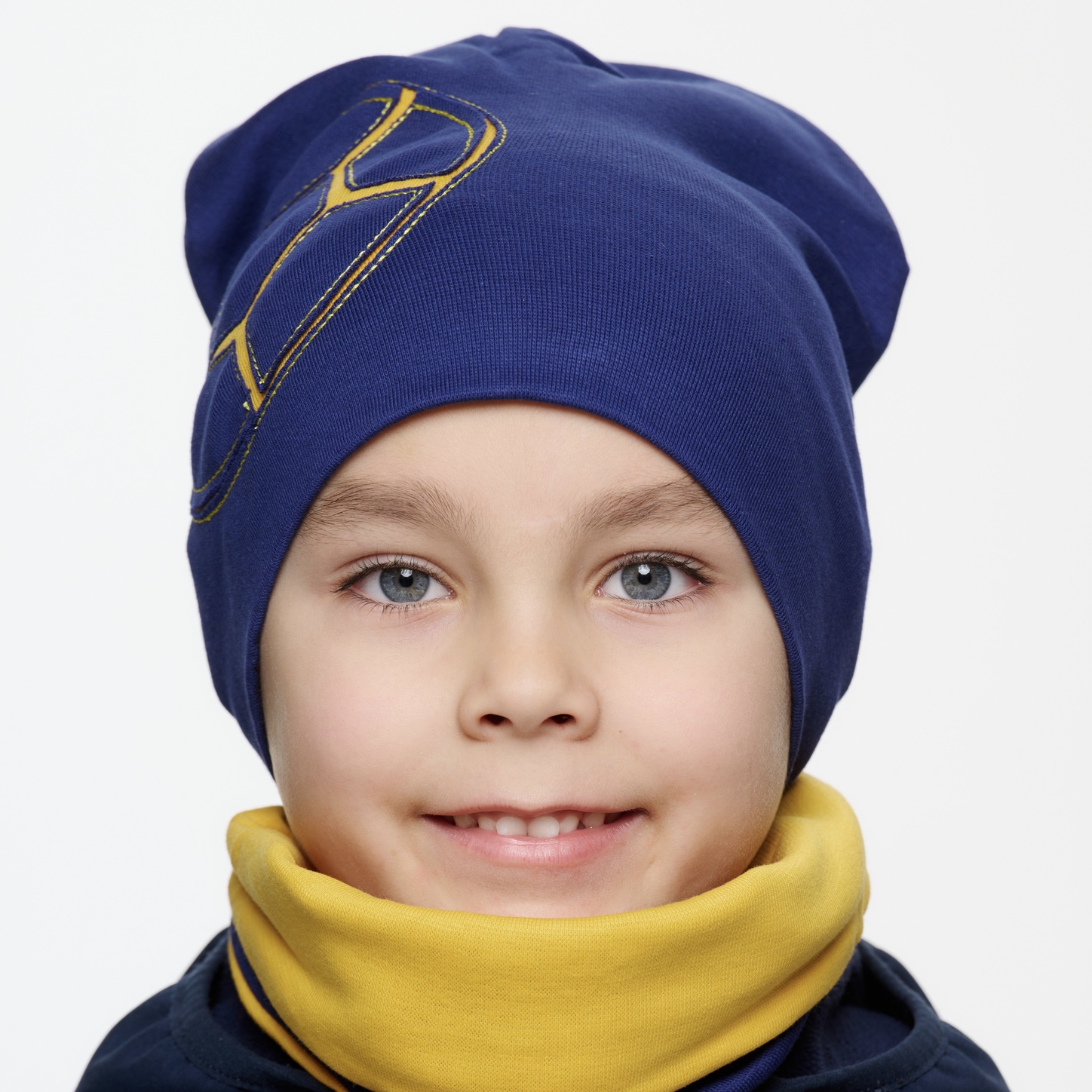 Шапка и снуд KUBRIO KU-H-08-F-na-yellow - фото 4