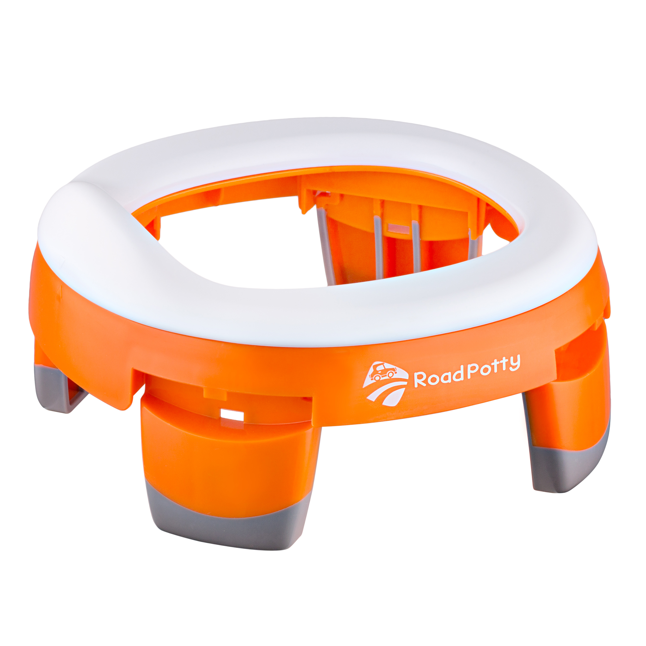 Горшок ROXY-KIDS RoadPotty дорожный Оранжевый HP-245R - фото 1