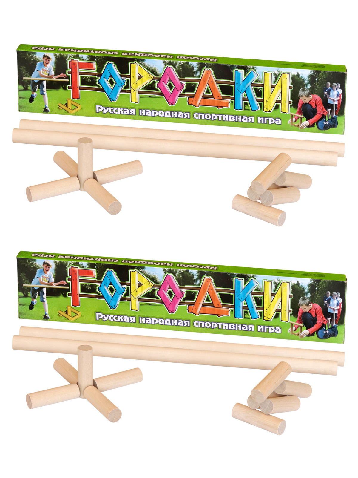 Городки Задира 49 см -2 шт. - фото 1