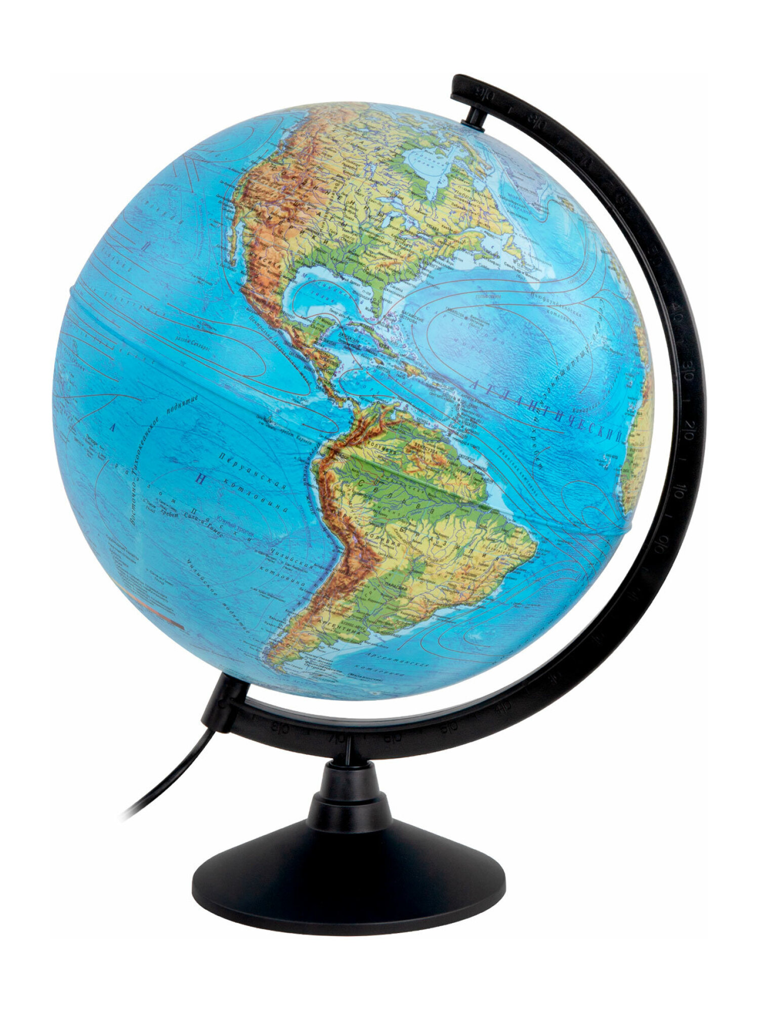 Глобус Globen физический политический с подсветкой диаметр 32 см - фото 10