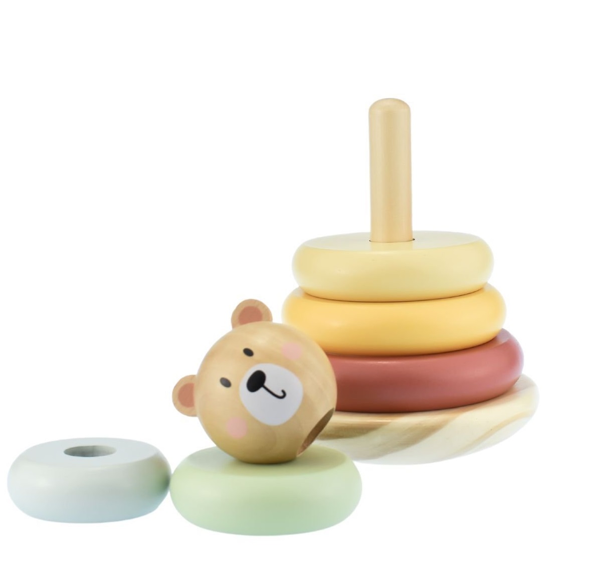 Игрушка Tooky Toy пирамидка Медвежонок - фото 3