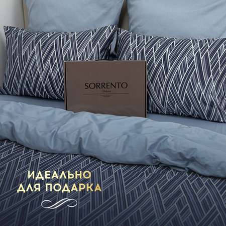 Комплект постельного белья SORRENTO DELUXE 2-спальный макси 4 наволочки Дэвис