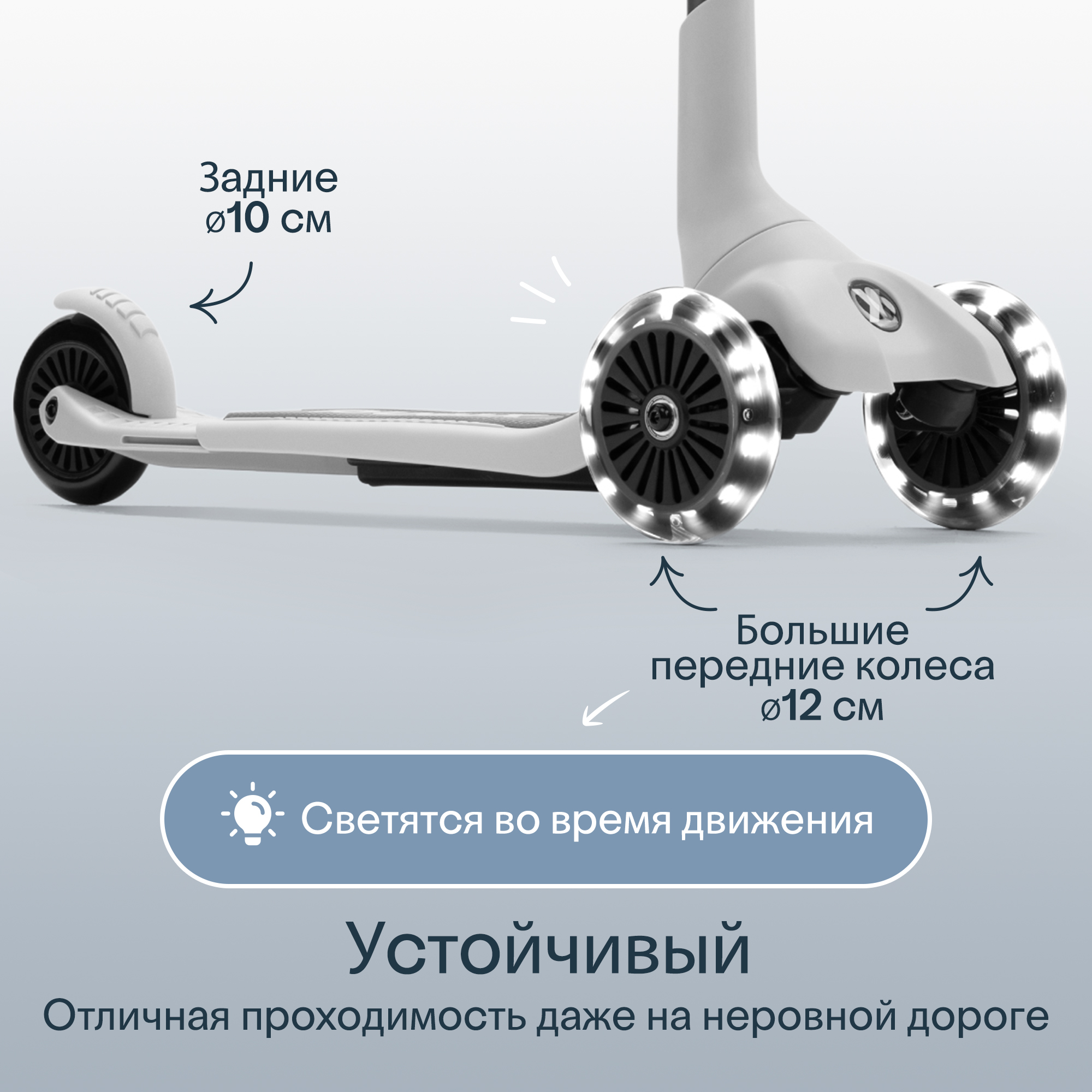 Самокат SmarTrike трехколесный - фото 4