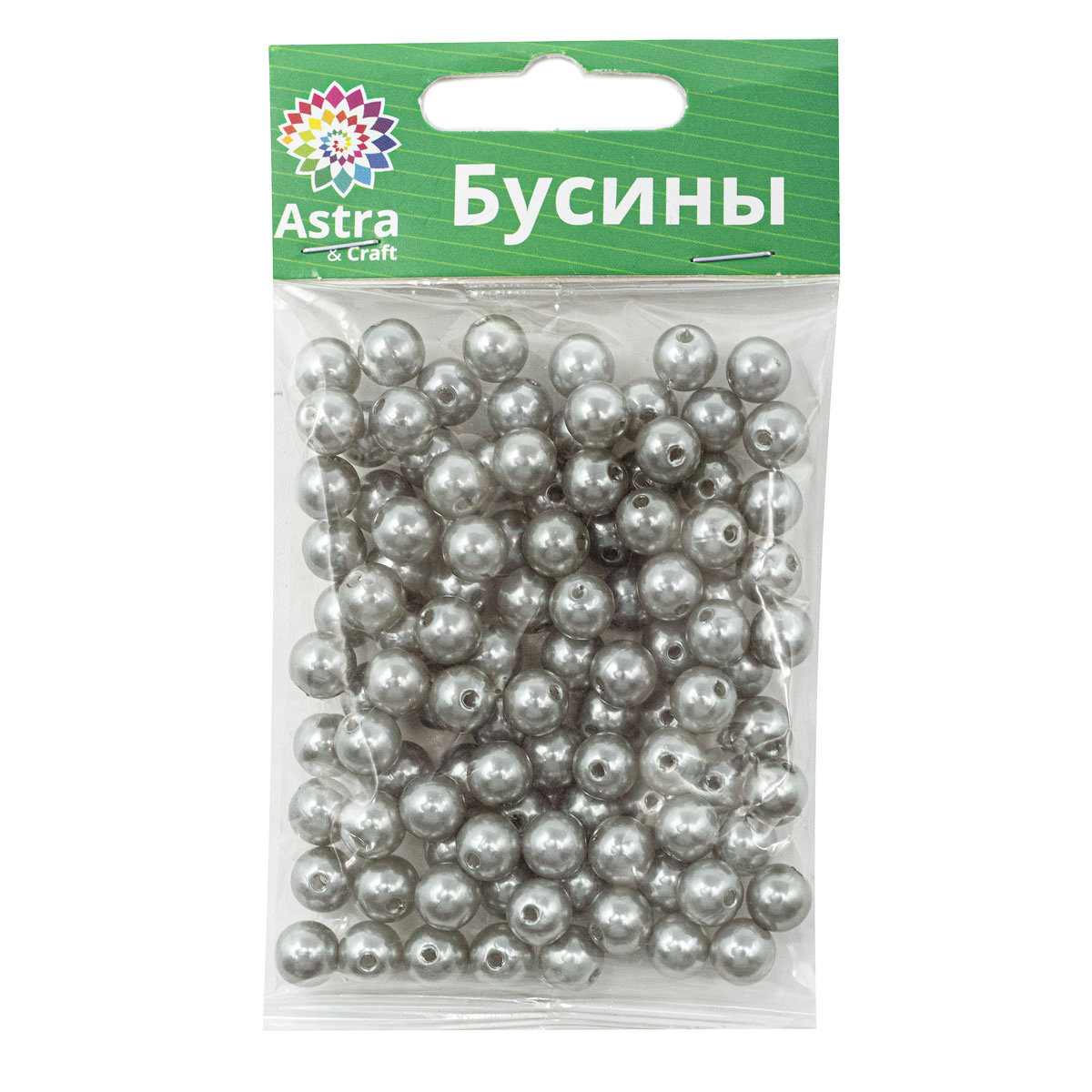 Набор для творчества Astra Craft бусины 8 мм 25 г круглые - фото 5